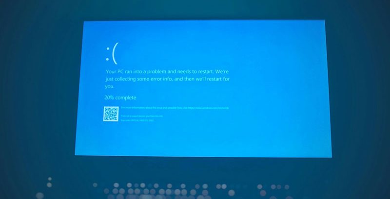 Schermata blu della morte Windows