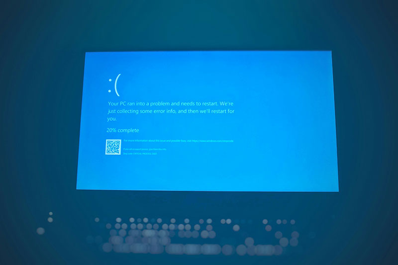Schermata blu della morte Windows